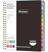 Planner 2026-2027, Academic Weekly and Monthly Calendar Planner, July 2026 - June 2027, Hardcover...