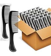 HOFASON 100 Pcs Bulk Hair Combs Individually Wrapped for Women, Kids, Men Beard, Professional Wid...
