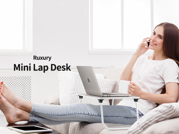 Ruxury Folding Lap Desk Laptop Stand Bed Desk Table Tray