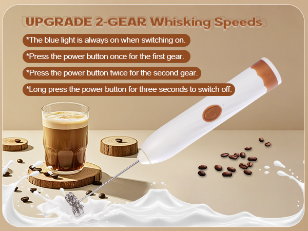 Milk mixing stick coffee frother