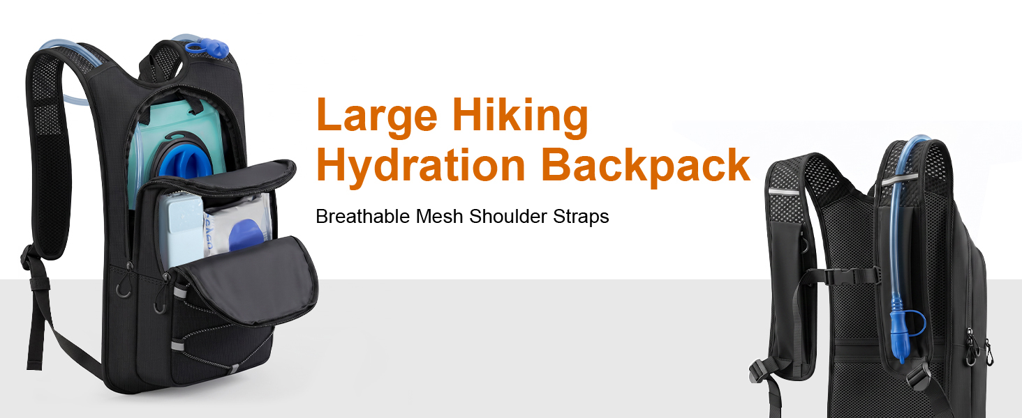 The MIYCOO hiking backpack provides ample water for your day-long trail adventures.