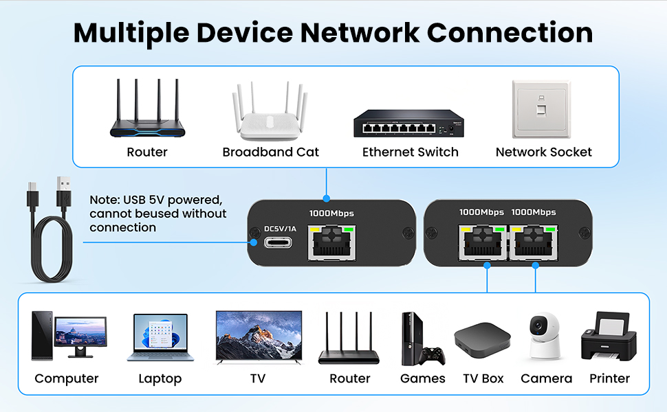 Multiple Device Network Connection