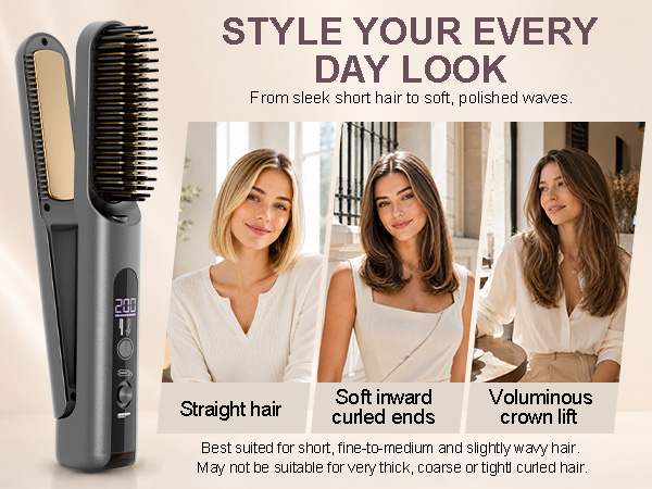 cordless hair brush