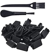 20 Pcs HDMI Dust Cover Plugs, HDMI Female Prot Dust Cap Protector Stoppers for TV, Laptop, Comput...