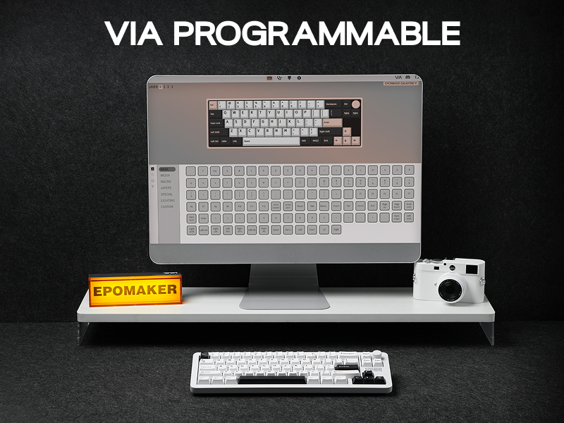 EPOMAKER Galaxy68 QMK/VIA Wireless Mechanical Keyboard