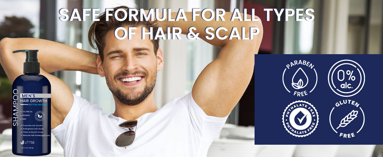 SAFE FORMULA FOR ALL HAIR TYPES