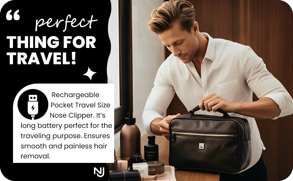 Portable Nose Trimmer For Travel 