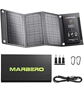 MARBERO 21W Portable Solar Panel Foldable Solar Panel Charger IP65 Waterproof Solar Panels 23% Hi...