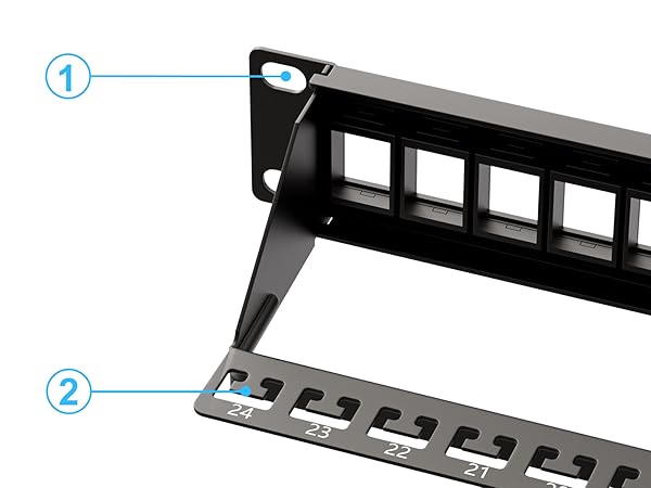 Blank Keystone Patch Panel