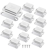 Cabinet Magnetic Door Catch Jiayi 12 Pack Plastic Cabinets Door Magnets for Small Furniture Closu...