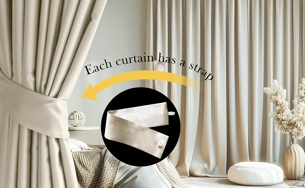 Heavy-duty curtains