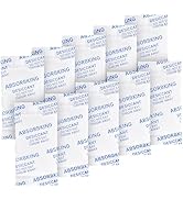 Silica Packets – 0.5 Gram 600 Packs Silica Gel Packets, Food Grade Desiccant Packs with Color Ind...