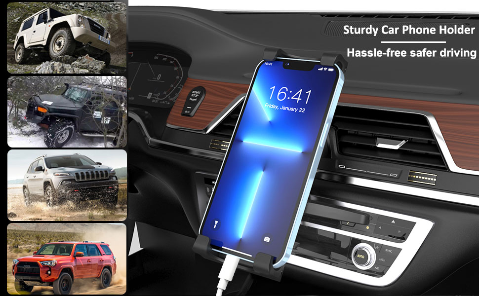 EXSHOW Car Tablet Mount CD Slot Holder