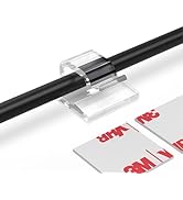 Yocice Cable Clips 50pcs with Strong Adhesive Tapes,Wire Holder Organizer Cord Management for Car...