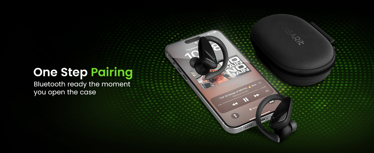 One Step Pairing Bluetooth Syncs the Moment you Lift the Case