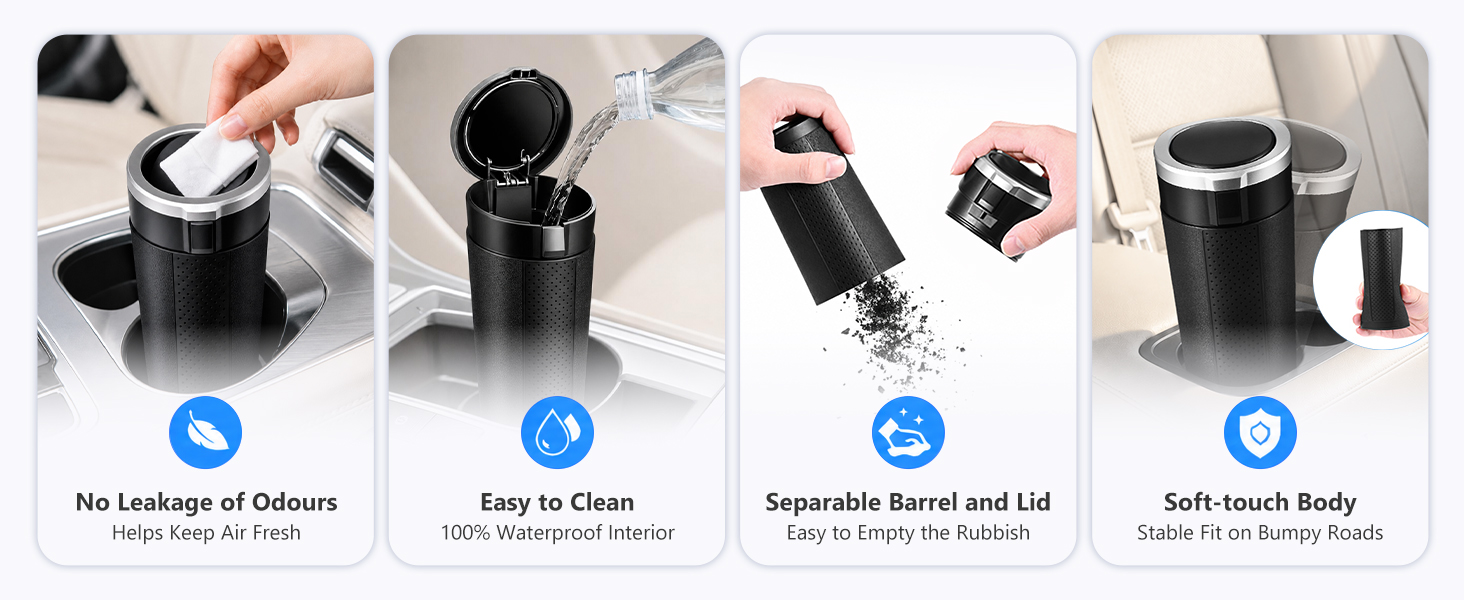 car trash can cup holder