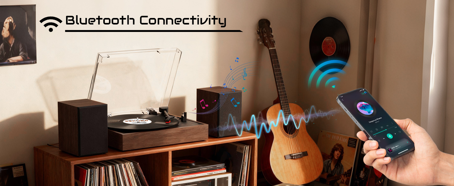 bluetooth record player