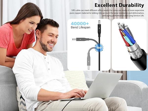 dell 130w power cord cable