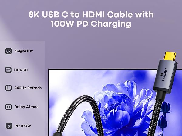USB C to hdmi 2.1 cable