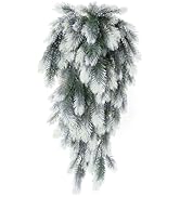 RECUTMS 2 Packs Hanging Artificial Pine Needle Branches Green Plant Pine Needle Accessories Artif...