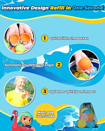 magnet water balloons reusable