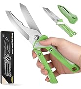 Heavy Duty Kitchen Shears,Multipurpose for Scissors&amp;Knife,Stainless Steel Shears for Powerful Cut...