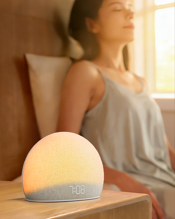 Sunrise Alarm Clock Radio for Bedroom