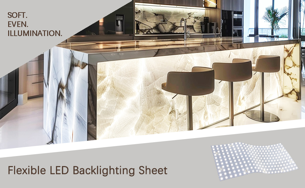 Soft LED Backlight Sheet