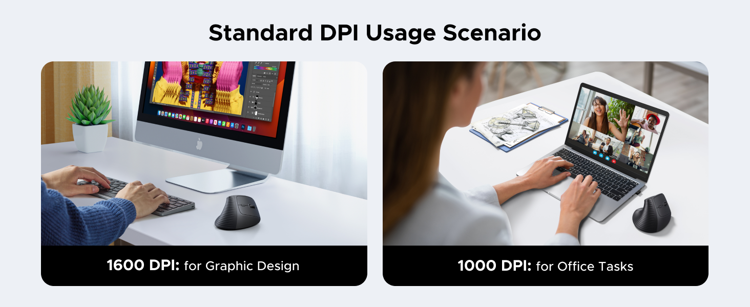 UGREEN Vertical Ergonomic Mouse