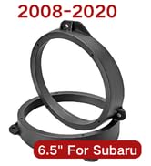 RED WOLF Front Door Speaker Adapter 6.5 Inch for Select 2008-2020 Subaru Forester Impreza Outback...