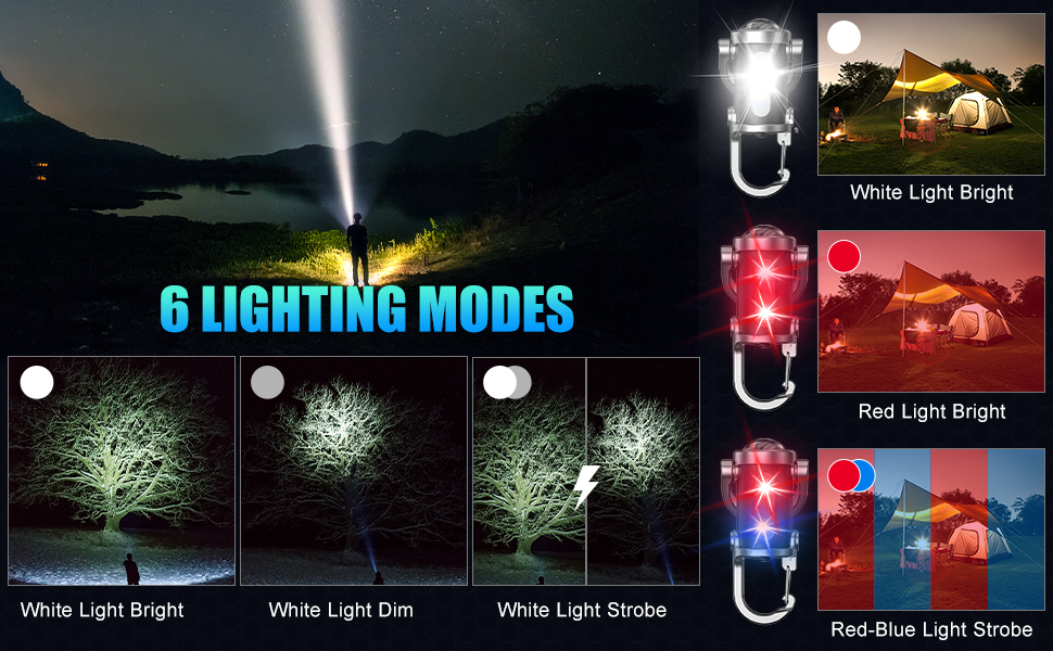 6 Light Modes