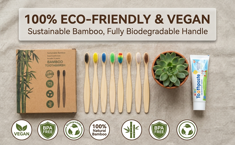 100 ECO-FRIENDLY VEGAN