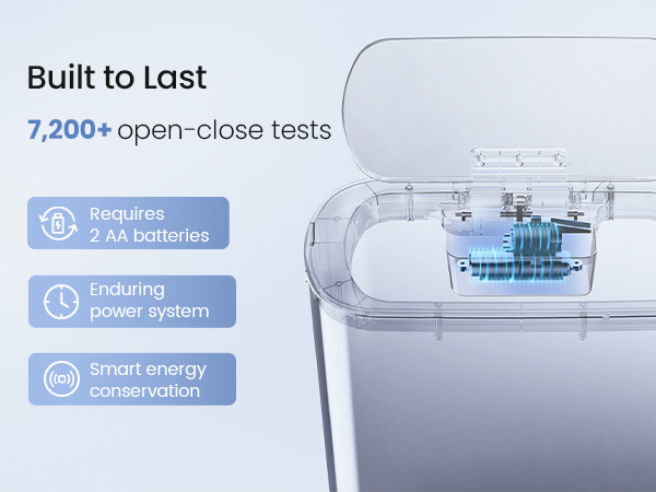 bathroom trash can with lid