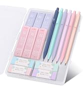 SKYDUE Cute Mechanical Pencil Set with Case – 6PCS 0.5mm &amp; 0.7mm Mechanical Pencils, 360PCS HB Le...
