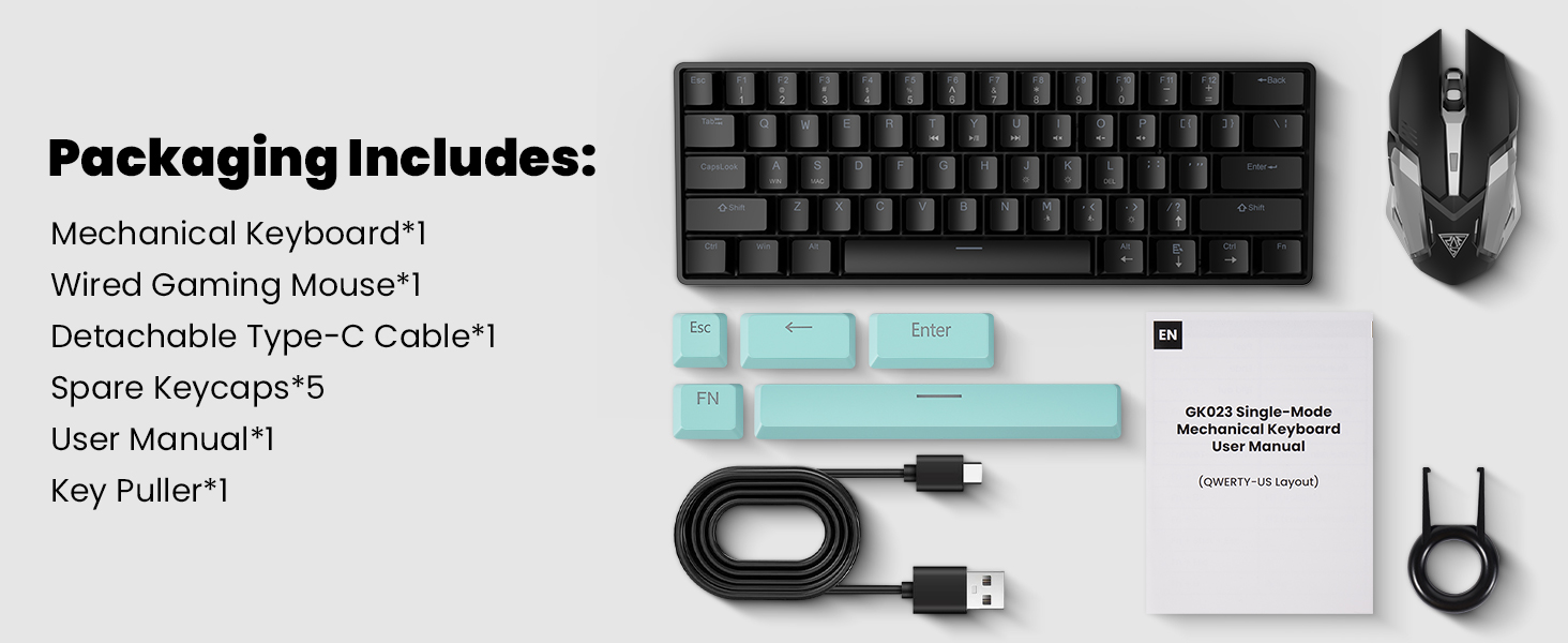 mechanical gaming keyboard and mouse