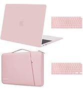 MOSISO Compatible with MacBook Air 13 inch Case 2022 2021 2020 2019 2018 Release A2337 M1 A2179 A...