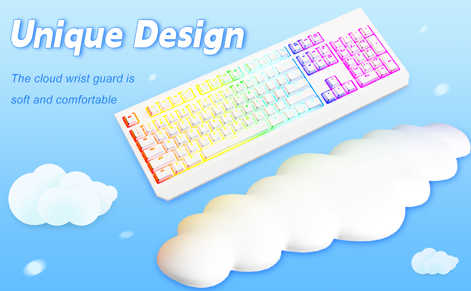 cloud wrist rest