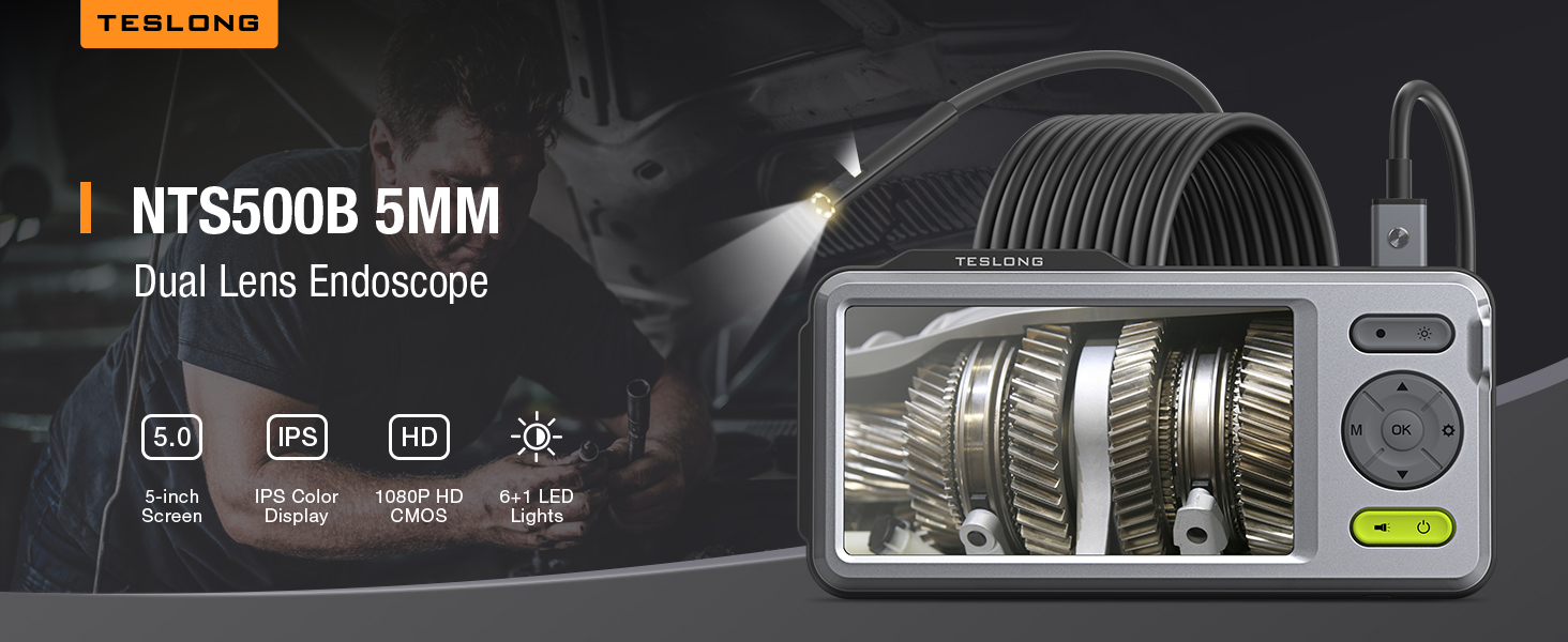 NTS500B Dual Lens Endoscope