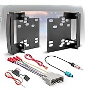 NuIth Double DIN Radio Installation Dash Kit W/Radio Wire Harness for 2007-2016 Dodge/Jeep/Chrysl...