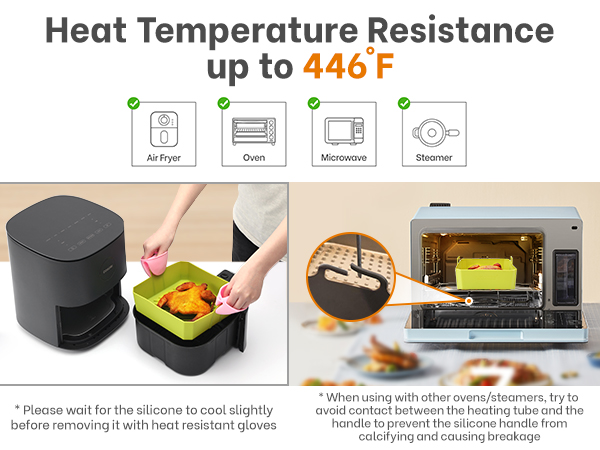 silicone liners for air fryer basket