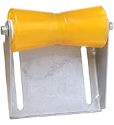 Tie Down 86280 Amber 8" Keel Roller with Panel Bracket Assembly