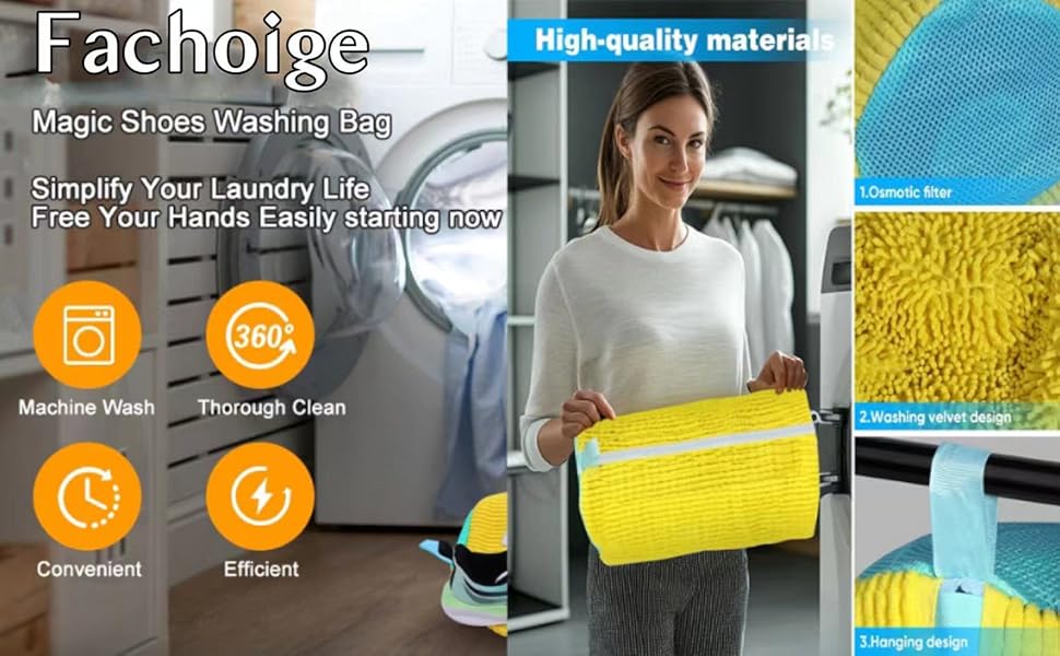Reusable Shoe Washing Bags