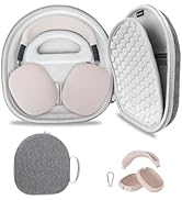Micscrew AirPod Max Case with Sleep-Mode Charging Function, Protective Travel Bag for Apple Over-...