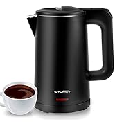 0.8L Electric Kettle Stainless Steel, 800 Watts Small Electric Kettle Fast Boil Auto Shut-off, Po...