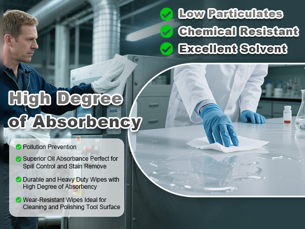 High Degree of Absorbency