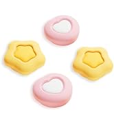 GeekShare 4pcs Thumb Grip Caps Compatible with Switch 2, Anti-Slip Silicone Thumb Grip Caps for S...