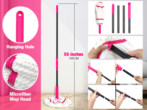 55 inches long handle