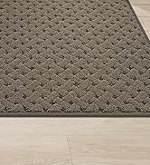 BEQHAUSE Dirt Trapper Door Mat Non-Slip Entryway Rugs Stain Resistant Absorbent Dog Doormats Wove...