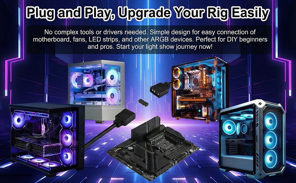 fan and rgb cable extensions