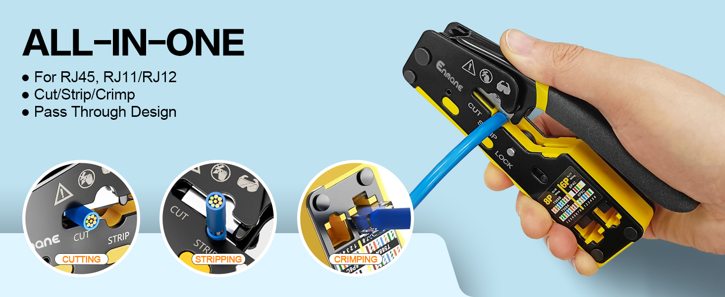 rj45 crimper tool kit